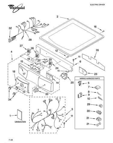Top and console parts