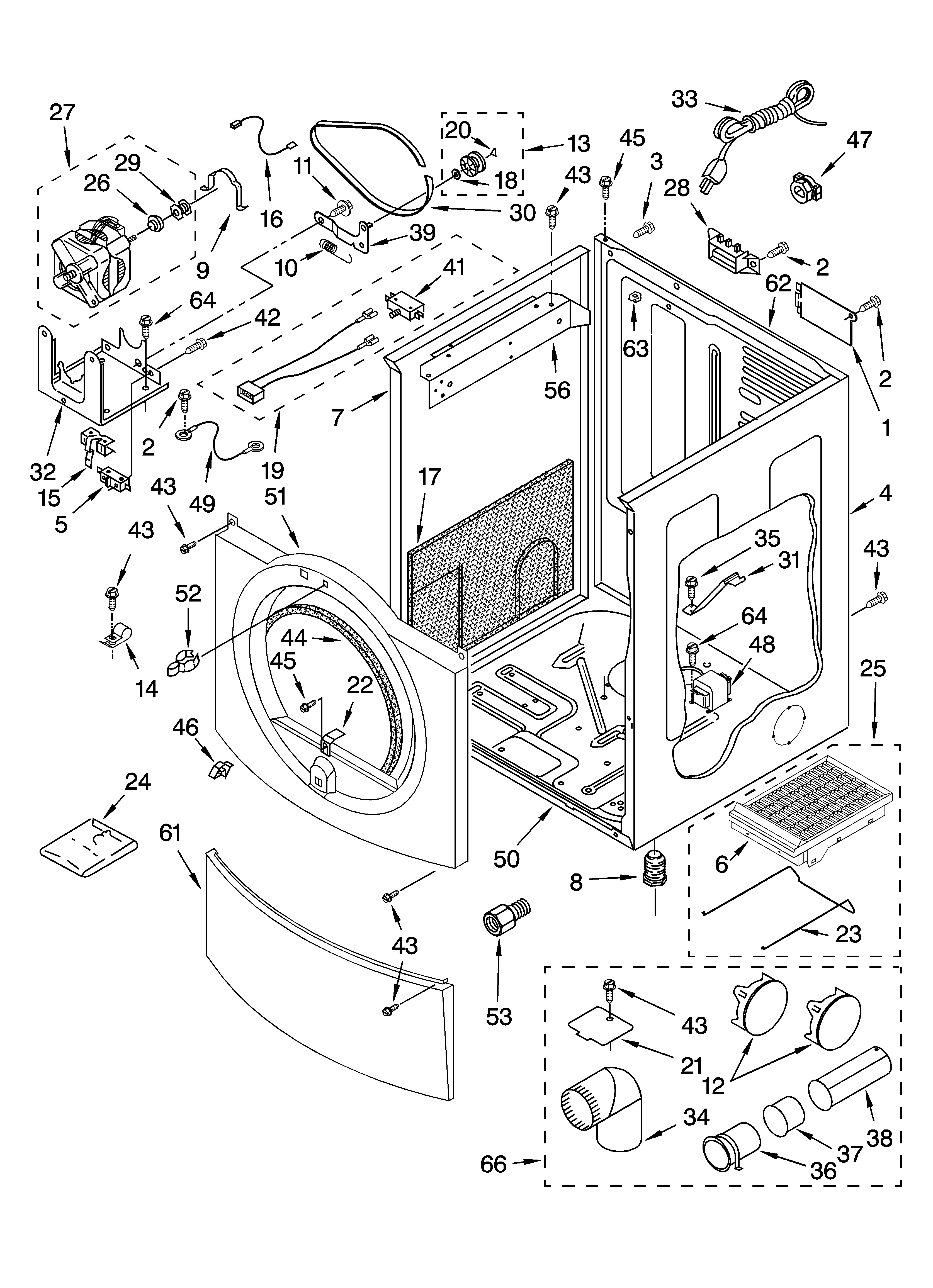 Cabinet parts
