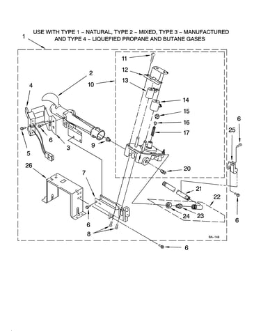 3402853 burner assembly