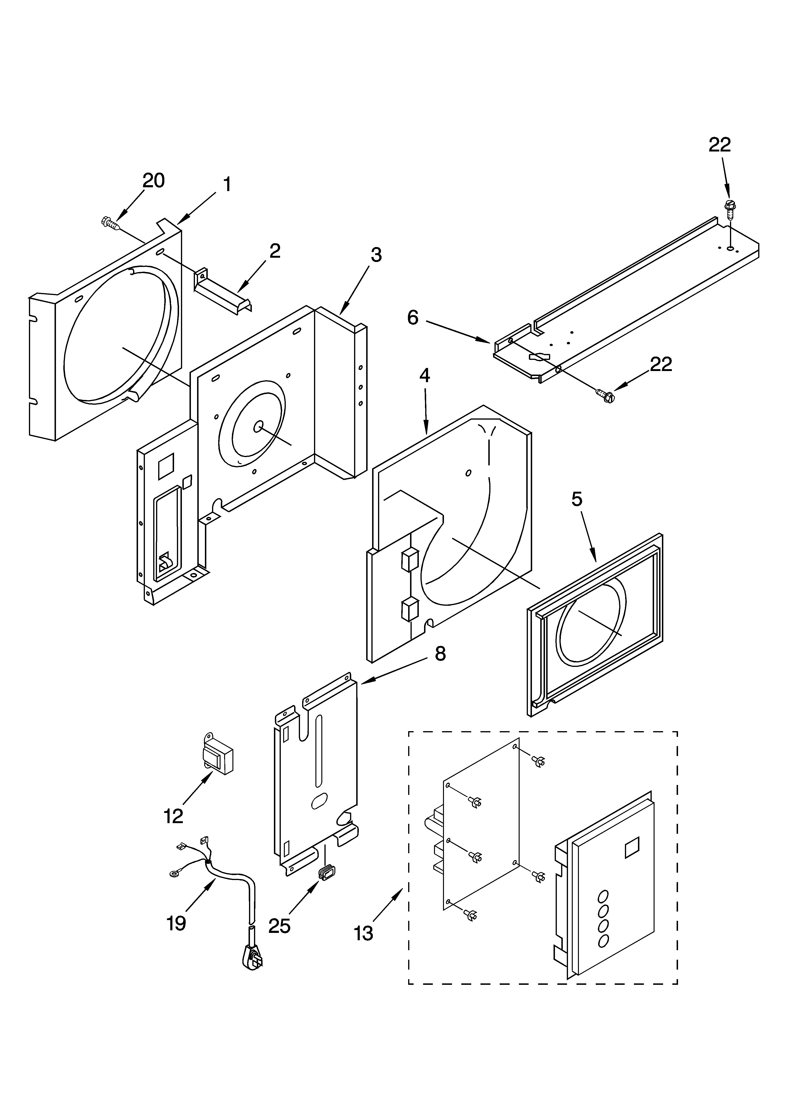 Airflow and control parts
