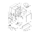 Whirlpool DU810SWPT0 tub assembly parts diagram