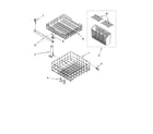 Whirlpool DU810SWPU0 dishrack parts, optional parts (not included) diagram