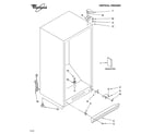 Whirlpool EV120FXMQ00 cabinet parts diagram