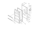 Whirlpool EV120FXMQ00 door parts diagram