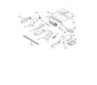 Whirlpool GBD307NKQ0 top venting parts, optional parts diagram