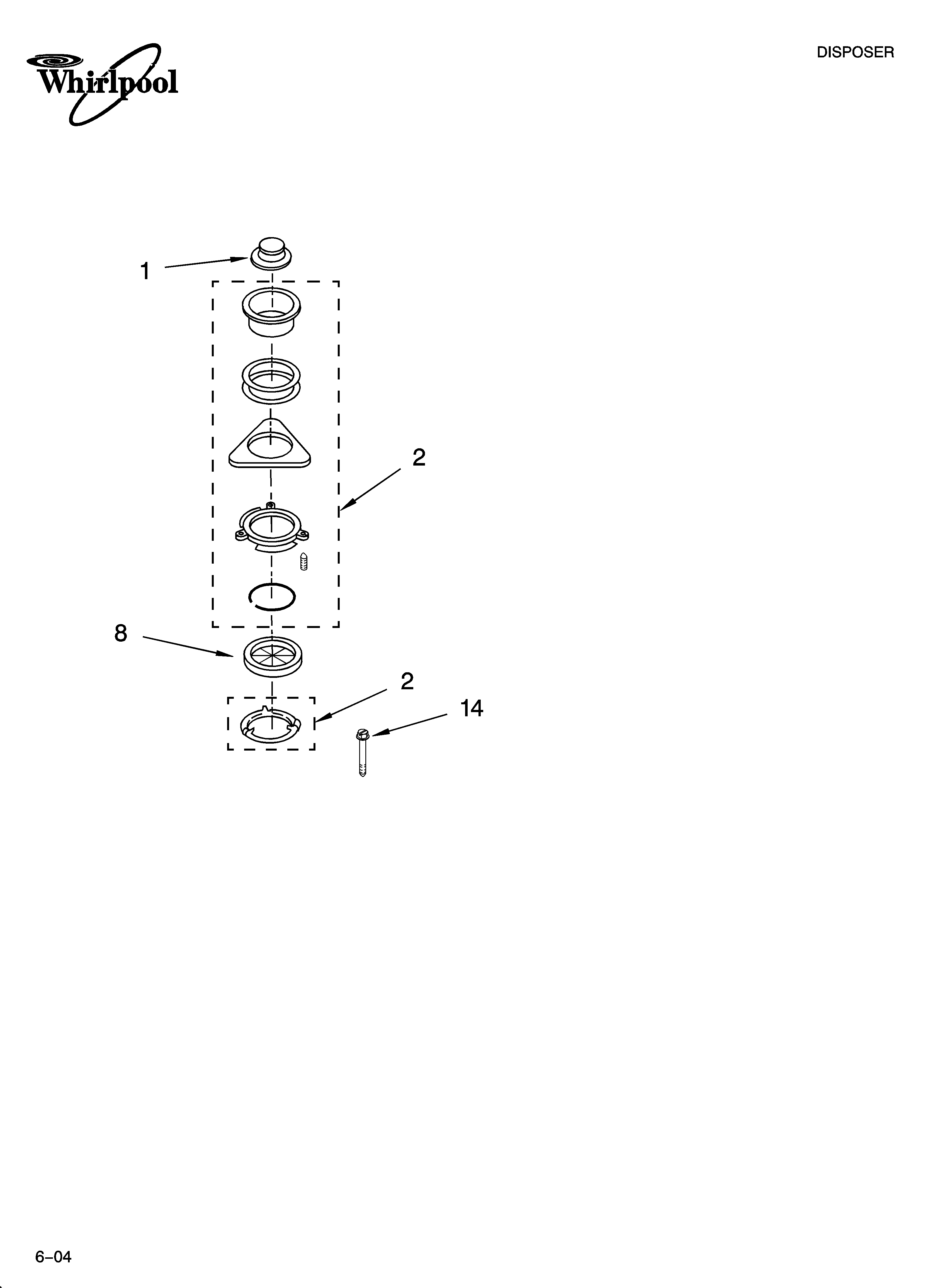 Upper housing and flange parts