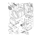 Whirlpool GEW9200LQ2 bulkhead parts diagram