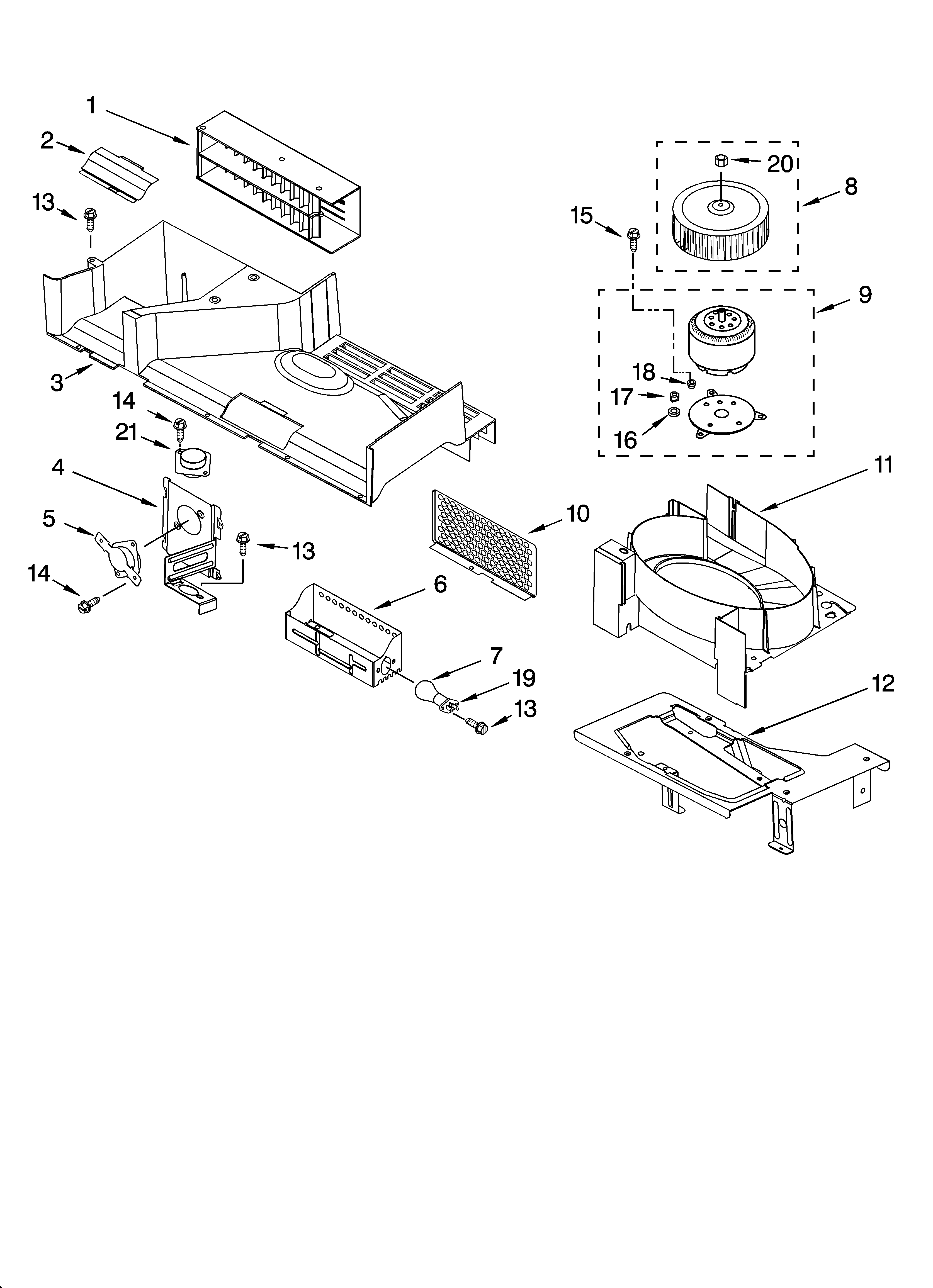 Air flow parts