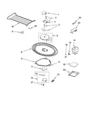 Magnetron and turntable parts