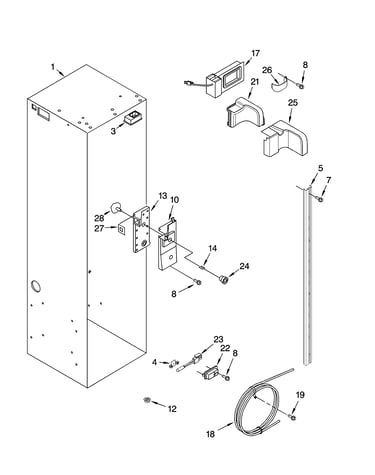 Refrigerator liner parts