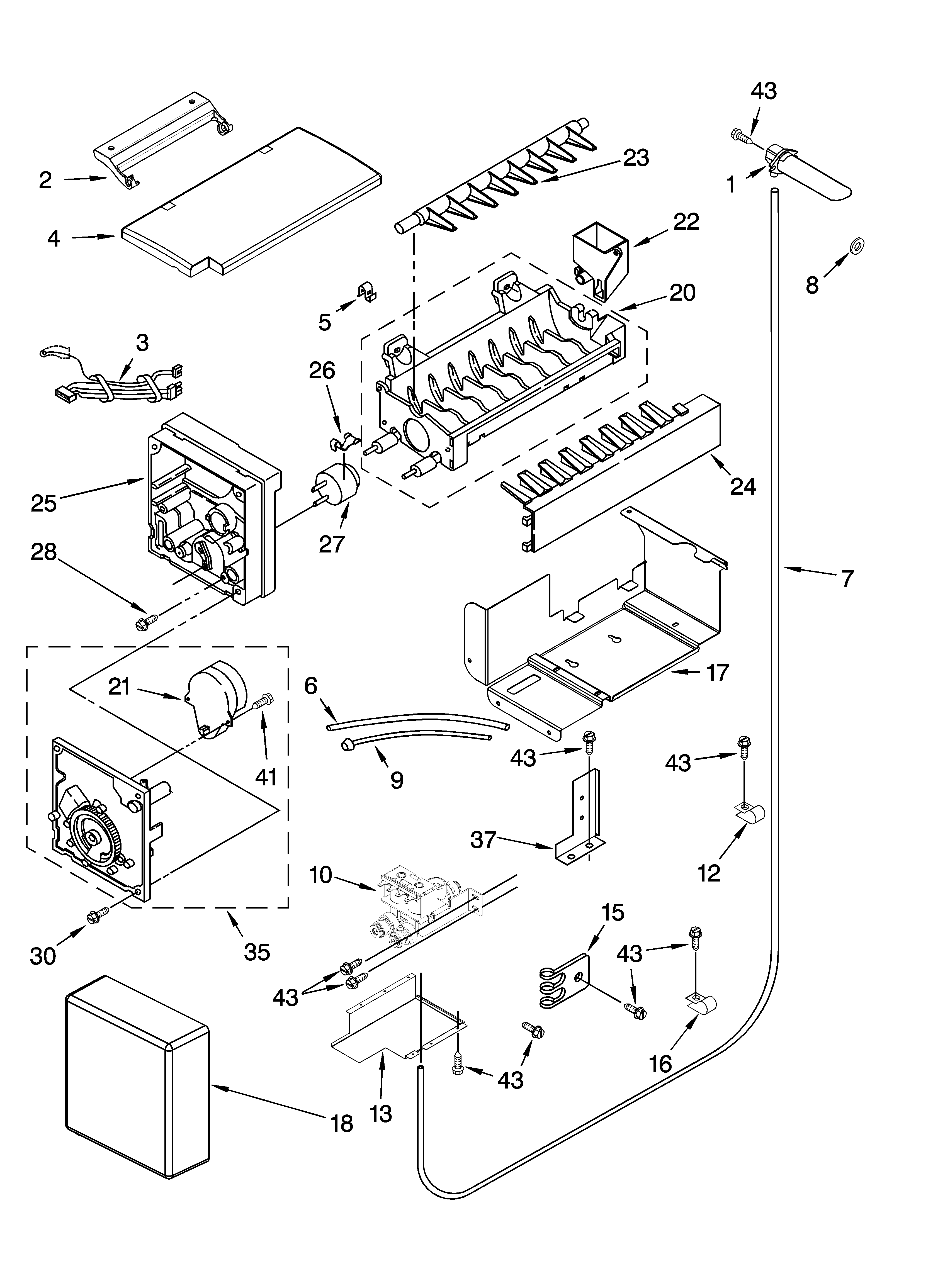 Icemaker parts