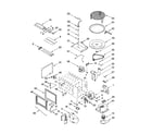 KitchenAid KEMC307KBT02 cabinet and stirrer parts diagram