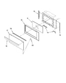 Microwave door parts, optional parts (not included)
