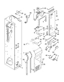 Freezer liner and air flow parts