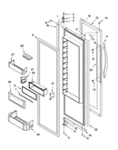 Refrigerator door parts