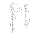 KitchenAid KSSC42QMS01 motor and ice container parts diagram