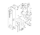 KitchenAid KSSC48FMS01 freezer liner and air flow parts diagram