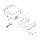 Top grille and unit cover parts