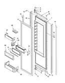Refrigerator door parts
