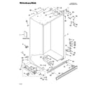 KitchenAid KSSP42QMS01 cabinet parts diagram