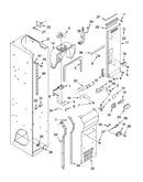 Freezer liner and air flow parts