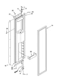 Freezer door parts