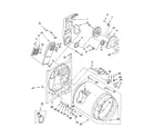 Whirlpool LER7648PT0 bulkhead parts, optional parts (not included) diagram