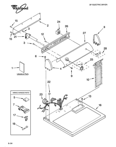 Top and console parts