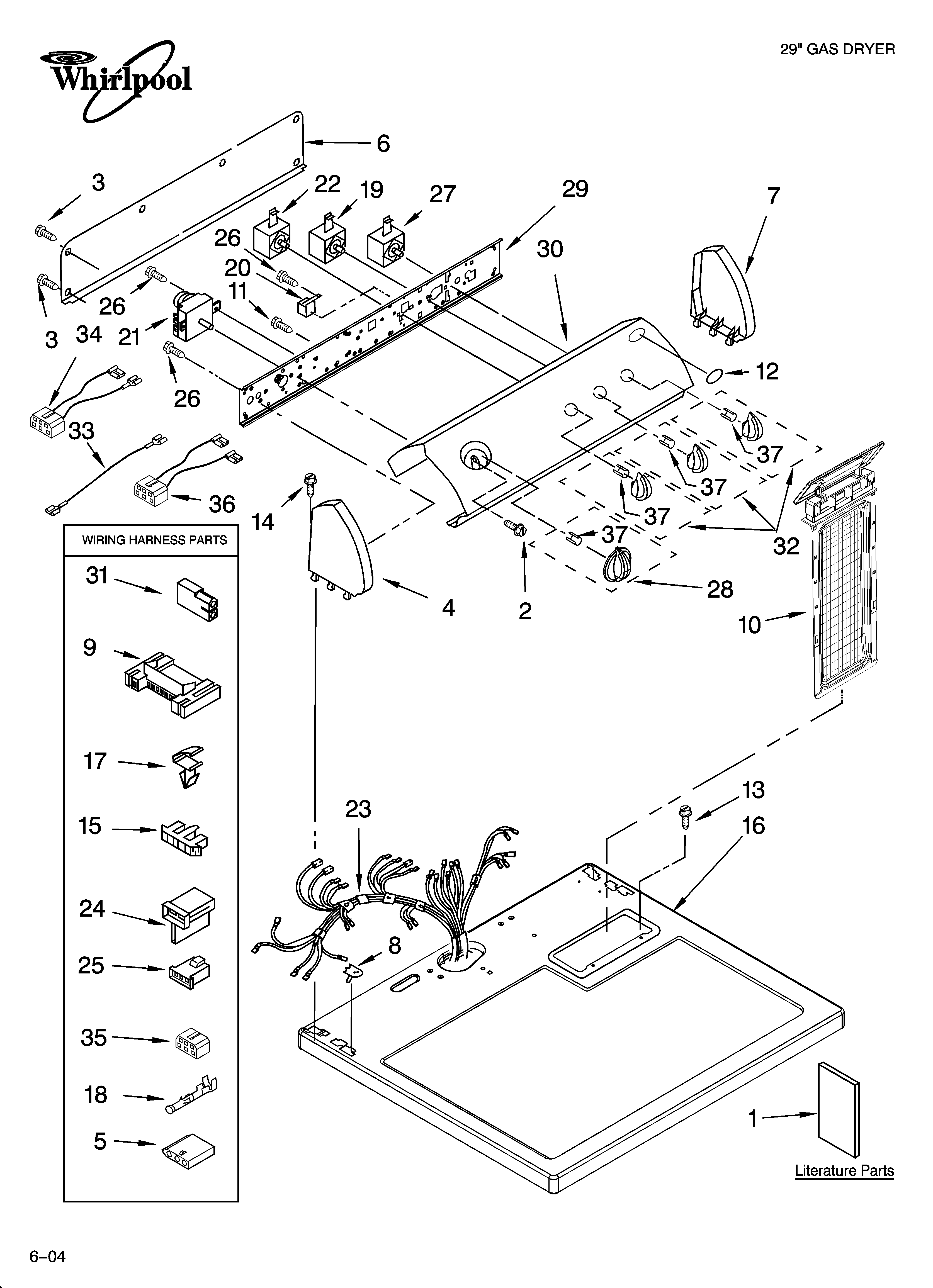 TOP AND CONSOLE PARTS