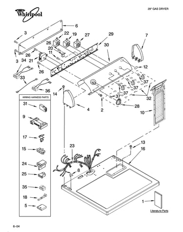 Top and console parts