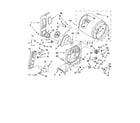 Whirlpool LGR6636PW0 bulkhead parts diagram