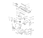 Whirlpool MH2155XPQ0 interior and ventilation parts diagram