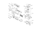 Whirlpool MH2155XPT0 air flow parts diagram