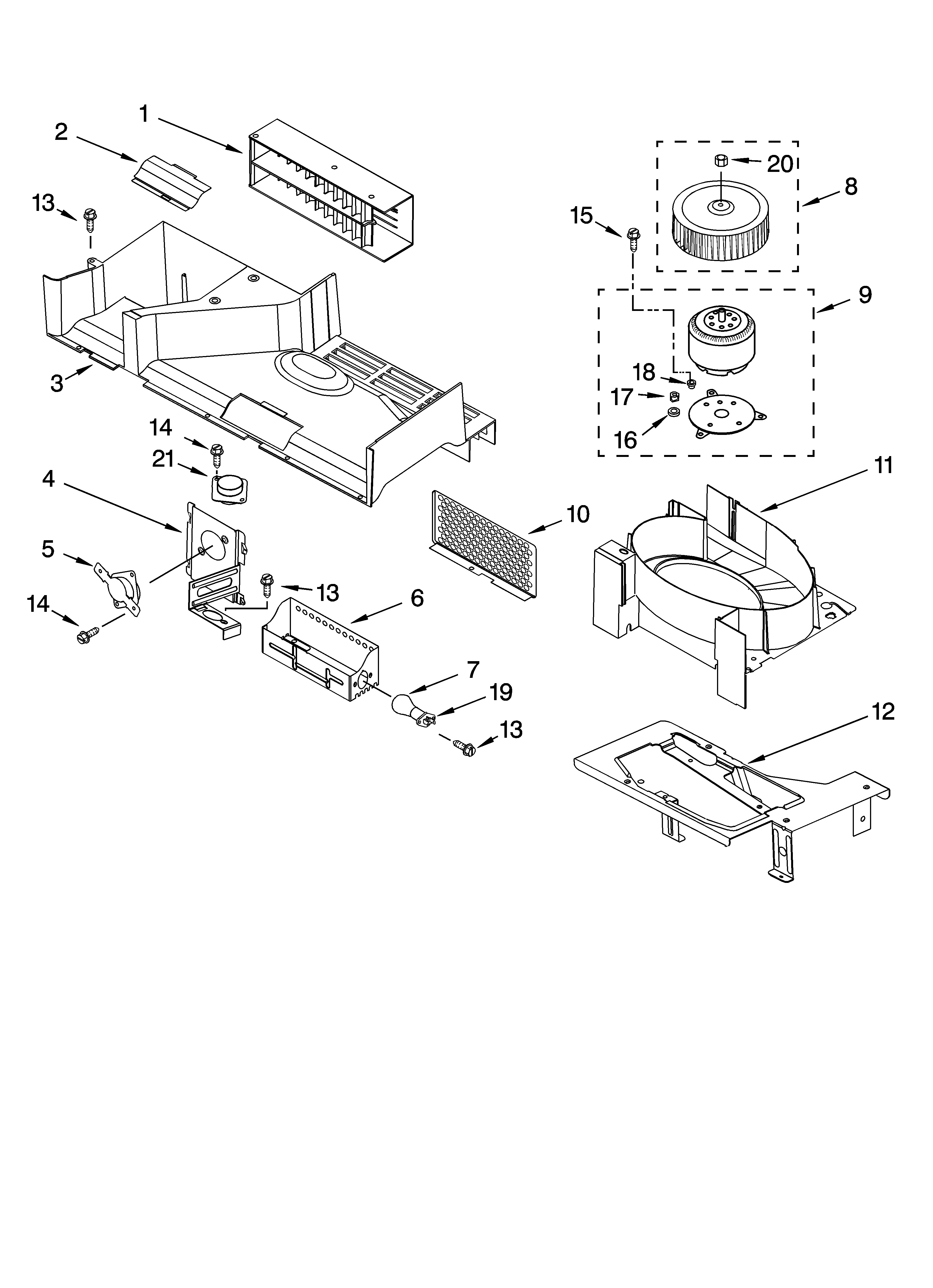 Air flow parts