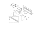 Whirlpool MH2155XPS0 cabinet and installation parts diagram