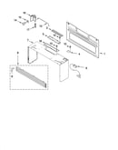 Cabinet and installation parts