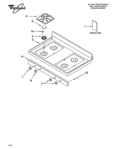 Cooktop parts