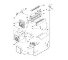Whirlpool 5VGS3SHGKQ00 icemaker parts, optional parts diagram