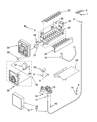 Icemaker parts, optional parts