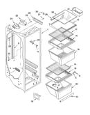 Refrigerator liner parts