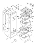 Refrigerator liner parts