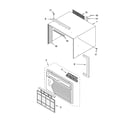 Whirlpool ACE114PM0 cabinet parts diagram