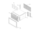 Whirlpool ACU108PP0 cabinet parts diagram