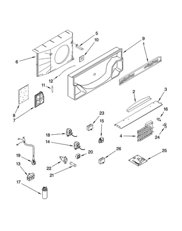 Airflow and control patrs, optional parts (not include