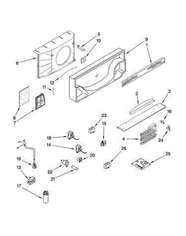 Airflow and control patrs, optional parts (not include