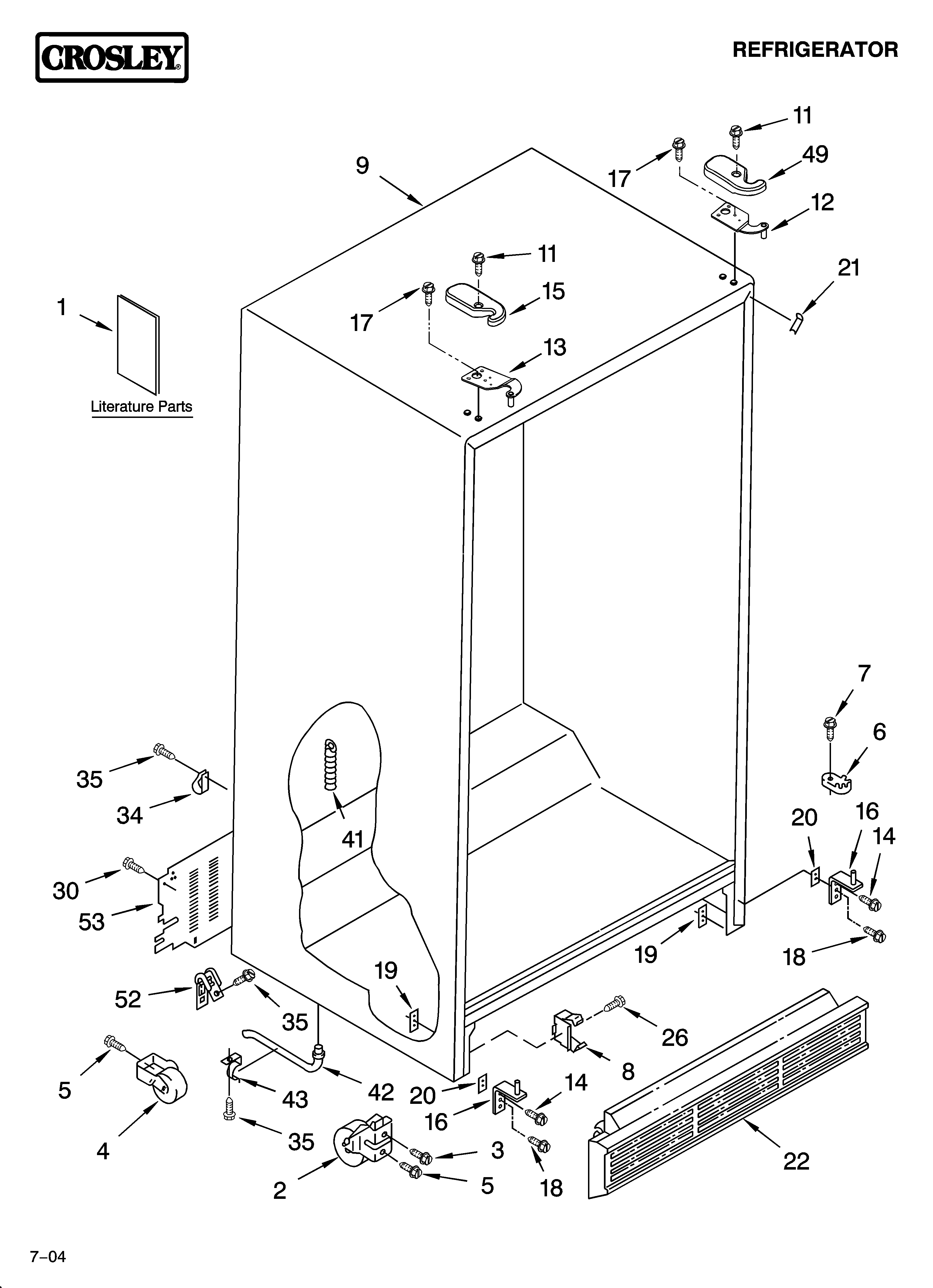 Cabinet parts
