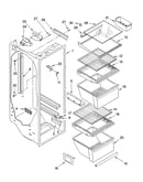 Refrigerator liner parts
