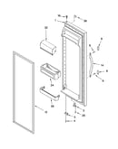 Refrigerator door parts