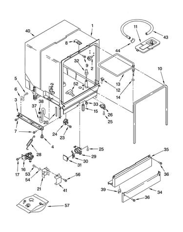 Tub assembly parts