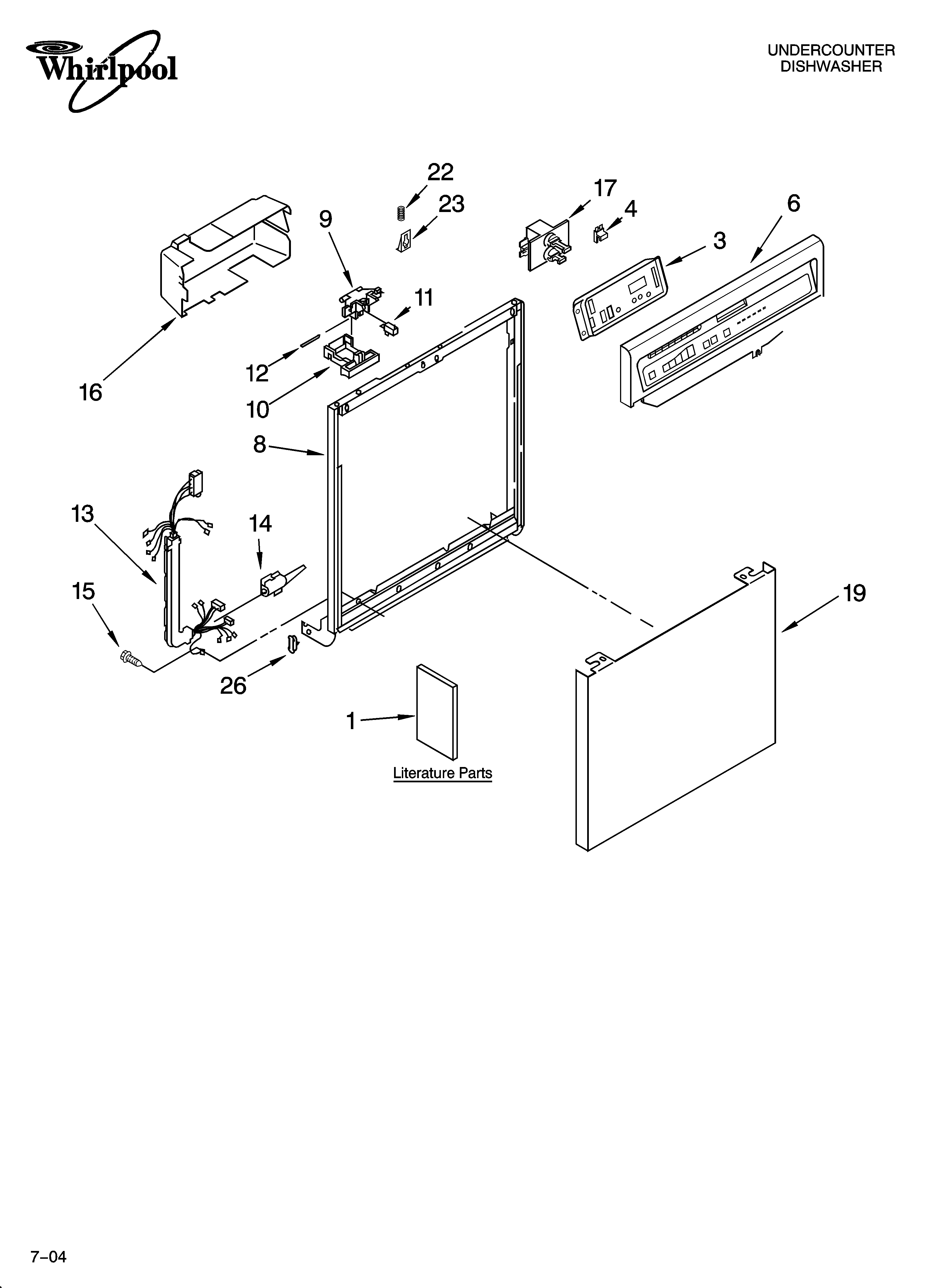 Frame and console parts